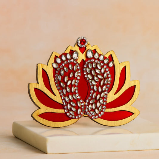 Kundan Lakshmi Kamal Charan Paduka Festival Decoration